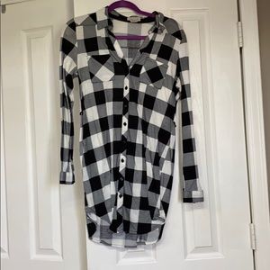 flannel dress
